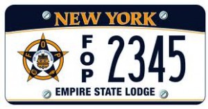 FOP License Plate